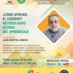 3° Webinar X Congreso "Como aprende el Cerebro" - Metodologías activas del aprendizaje